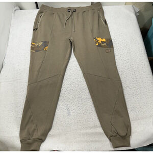 Cookies SF Men's 3XL Mendocino Tapered Sweatpants Fleece Lined Mocha Camo